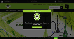 Desktop Screenshot of magixshisha.com